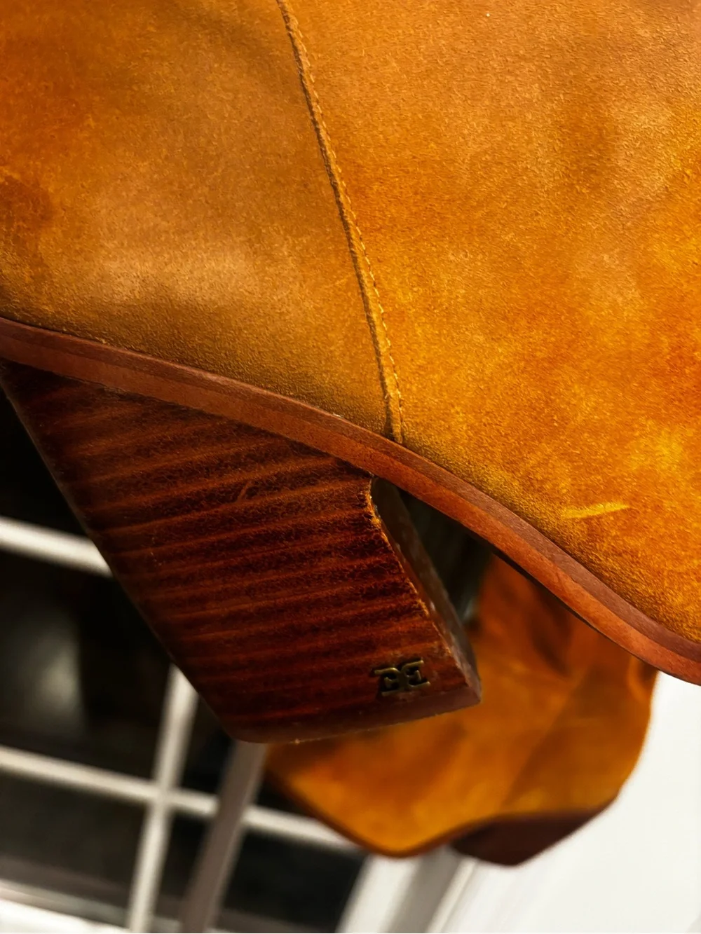Sam Edelman Over-the-Knee Suede Boots in Cognac